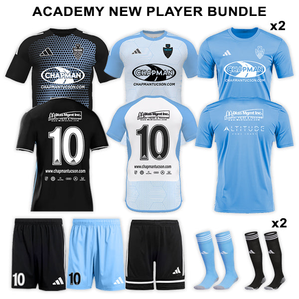 2007-2015 FCTY NEW PLAYER UNFORM BUNDLE