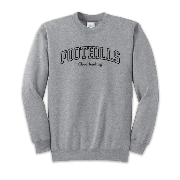 CREWNECK EMBROIDERED SWEATSHIRT CATFOOT CHEER