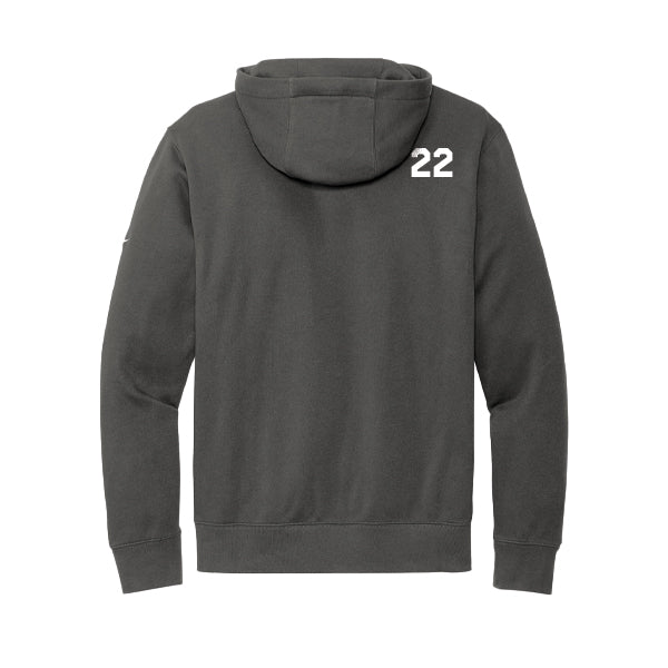 TNT NIKE CLUB FLEECE HOODIE - ANTHRACITE