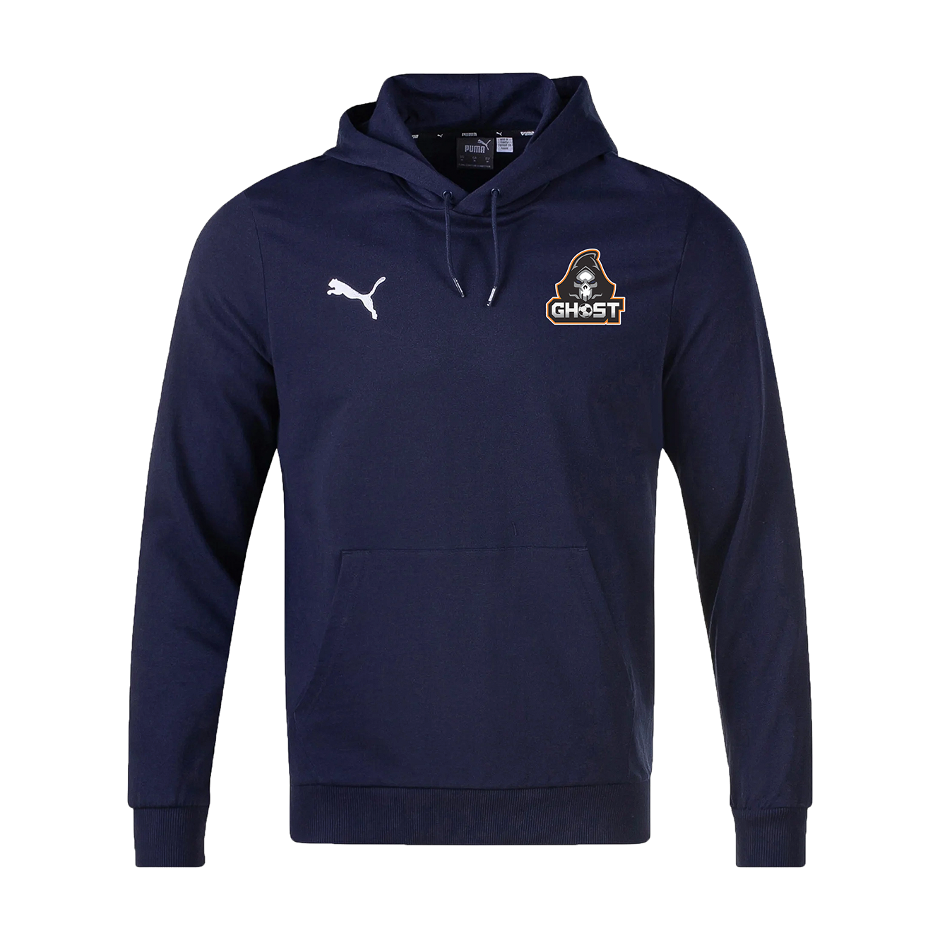 PUMA TEAMGOAL CASUAL HOODY GHOST NAVY