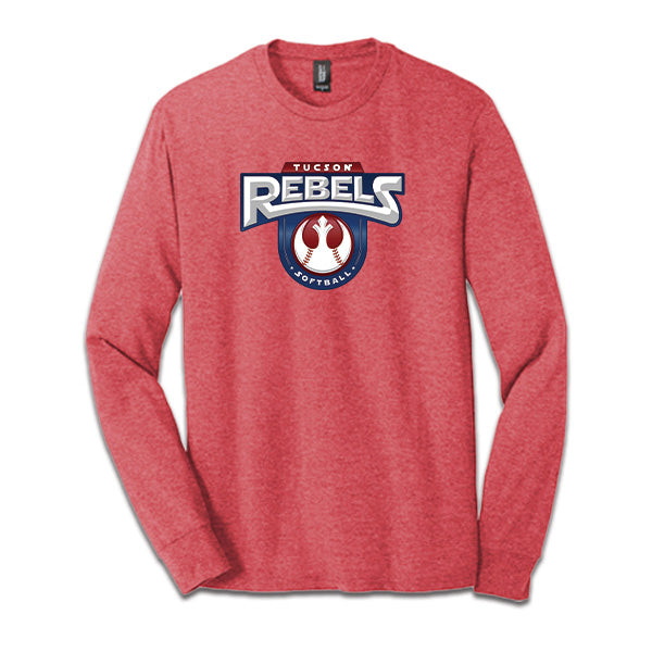 PERFECT TRI LS TEE REBELS RED FROST