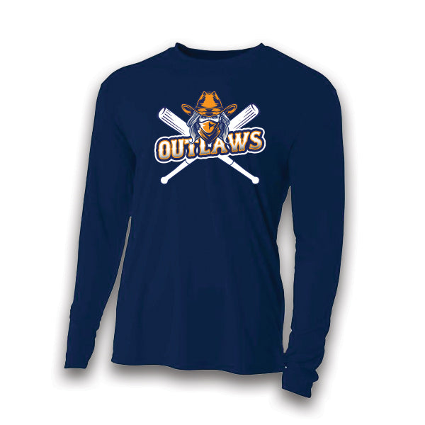 OUTLAWS DRI-FIT LS FAN SHIRT