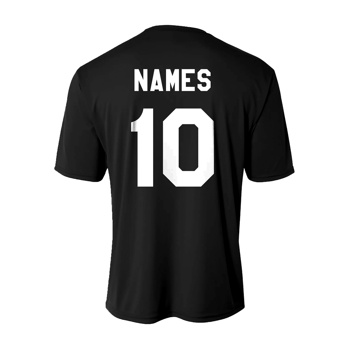 SHORT SLEEVE DRI FIT TEE GHOST BLACK