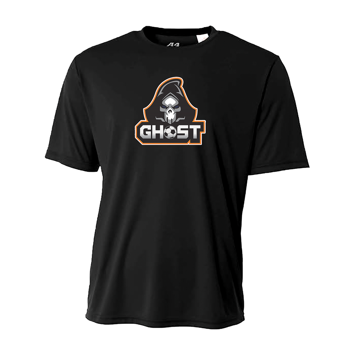 SHORT SLEEVE DRI FIT TEE GHOST BLACK