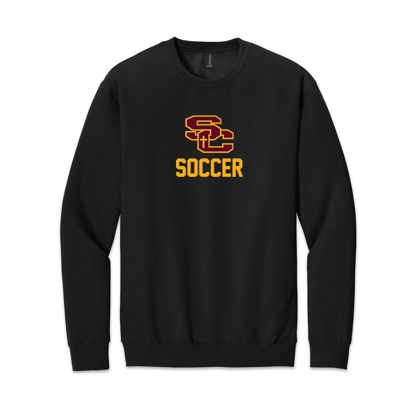 SUPPORTER SWEATSHIRT BLACK LARGE PRINT