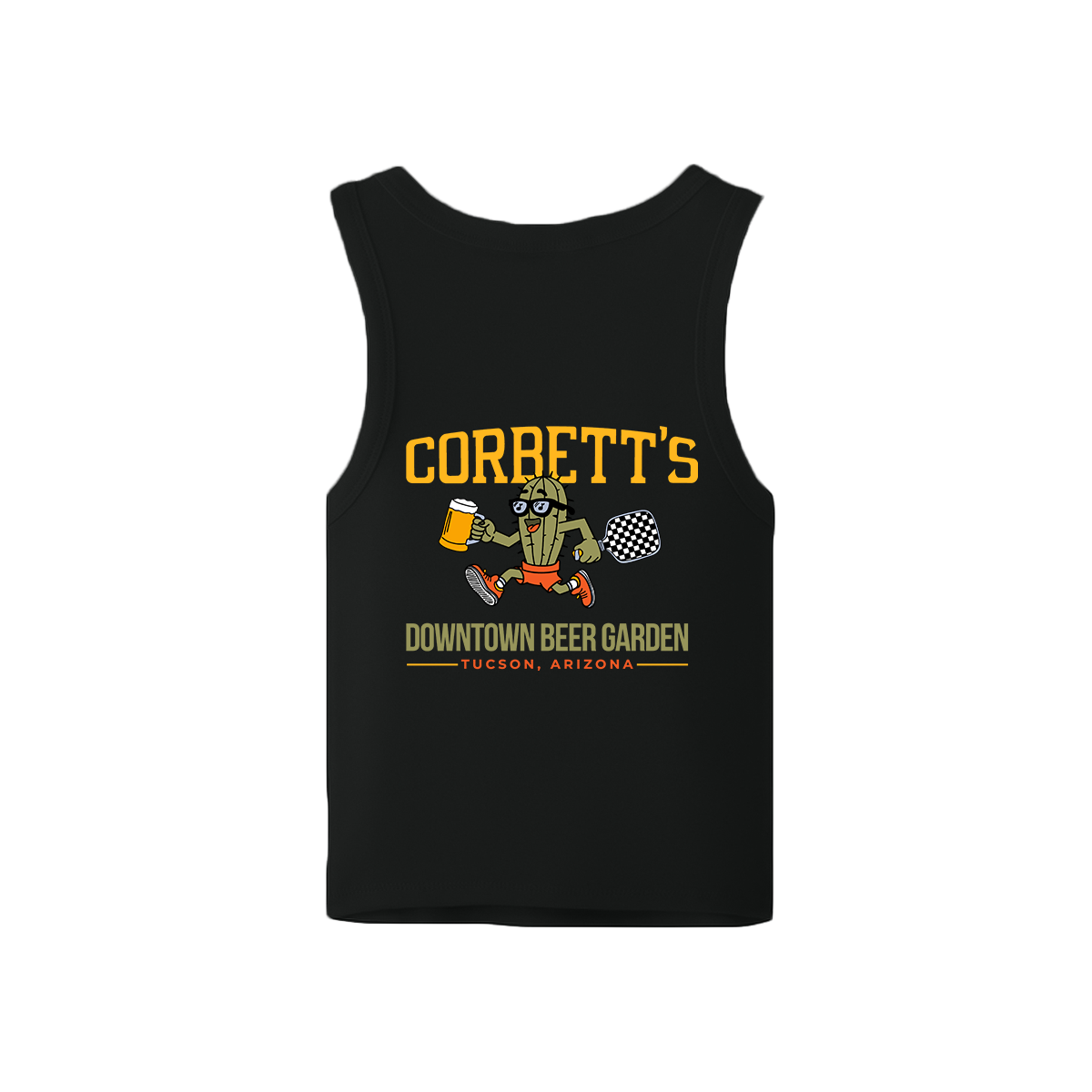 CORBETT'S WOMENS CROP TANK STAFF SHIRT
