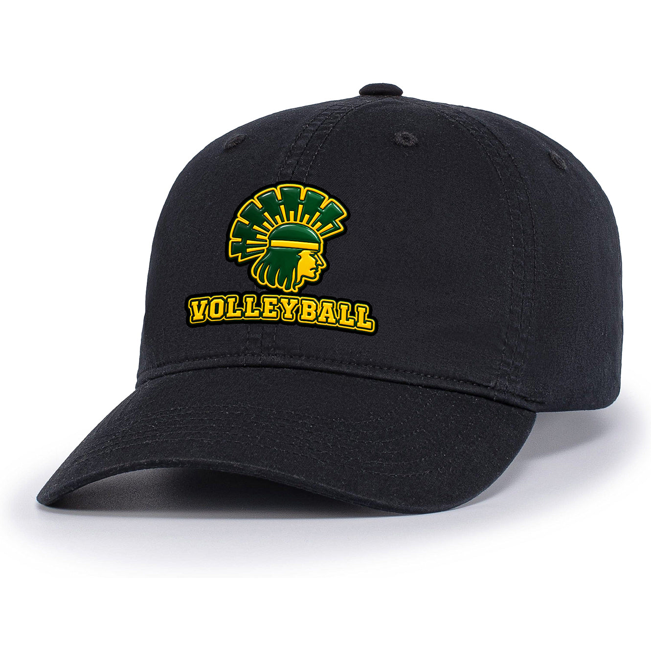 CDO VOLLEYBALL VINTAGE BUCKLE DAD CAP 3D PATCH