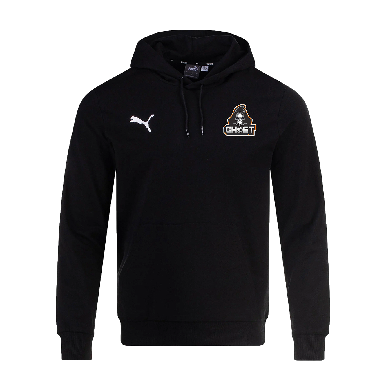 PUMA TEAMGOAL CASUAL HOODY GHOST BLACK