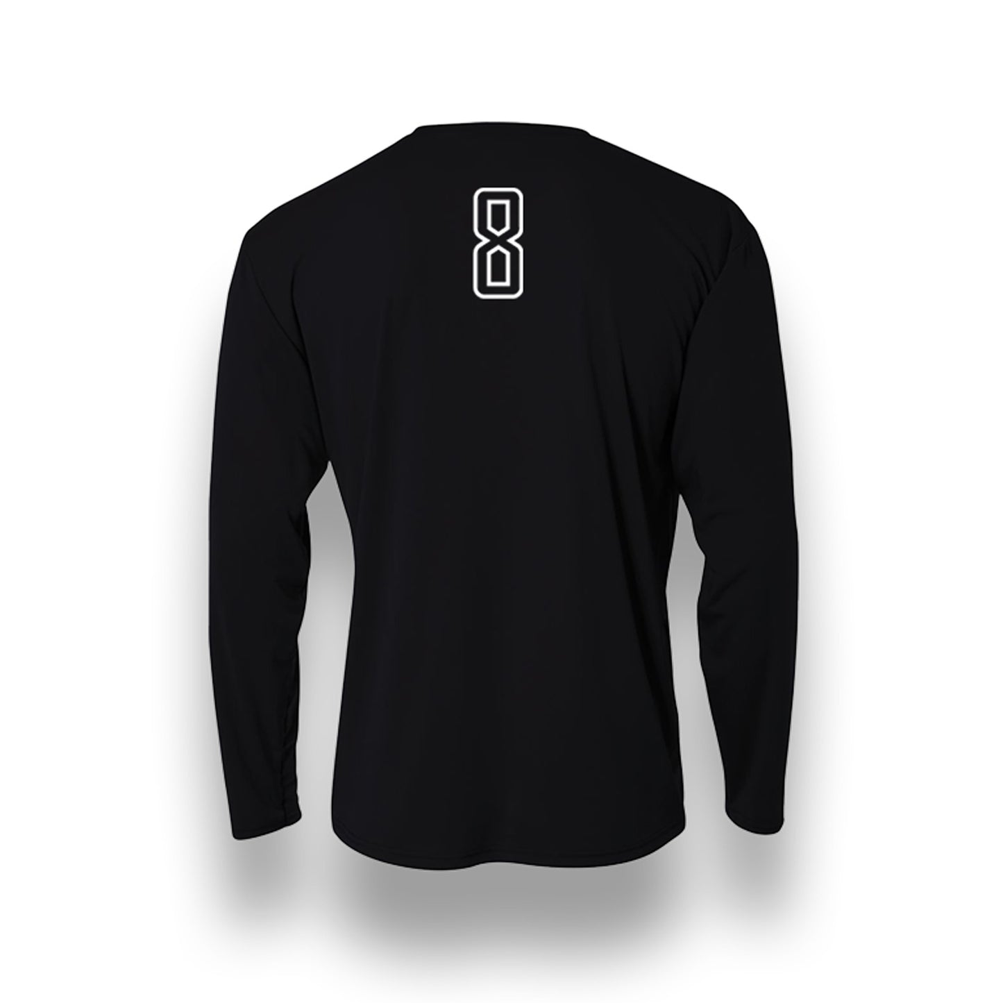 MOISTURE WICKING LS TEE SCVB JV BLACK