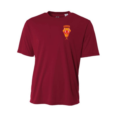 WOMENS SS PRACTICE SHIRT SAN MIGUEL MAROON