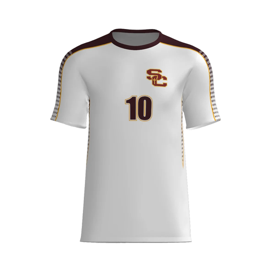 CREW NECK SS JERSEY SCVB JV WHITE