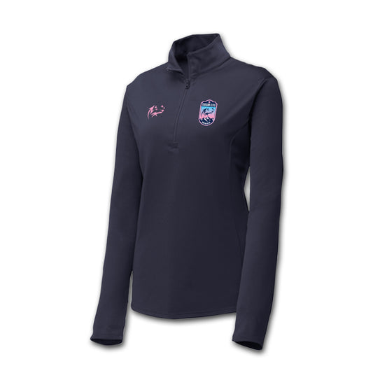 SPORT TEK TUCSON ELITE 1/4 ZIP NAVY