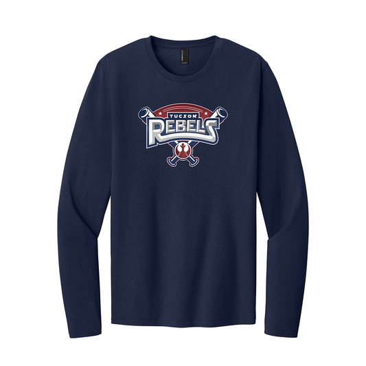 PERFECT TRI LS TEE REBELS NEW NAVY