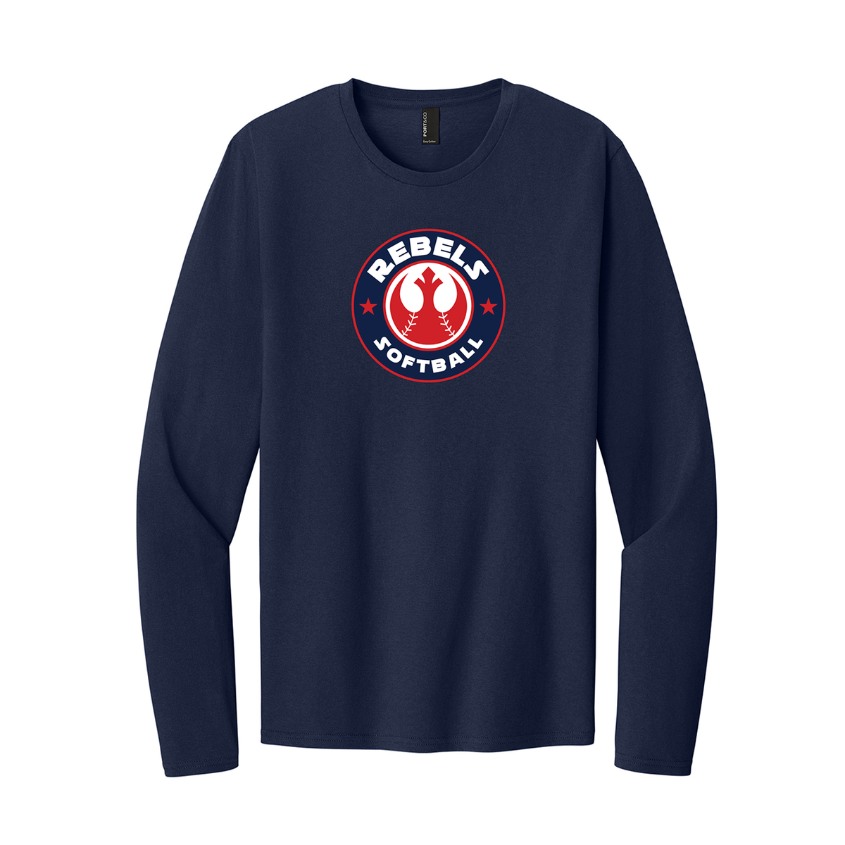 PERFECT TRI LS TEE REBELS NEW NAVY