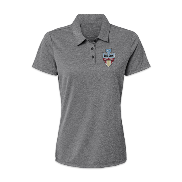 WOMENS FCTY ADIDAS HEATHERED POLO