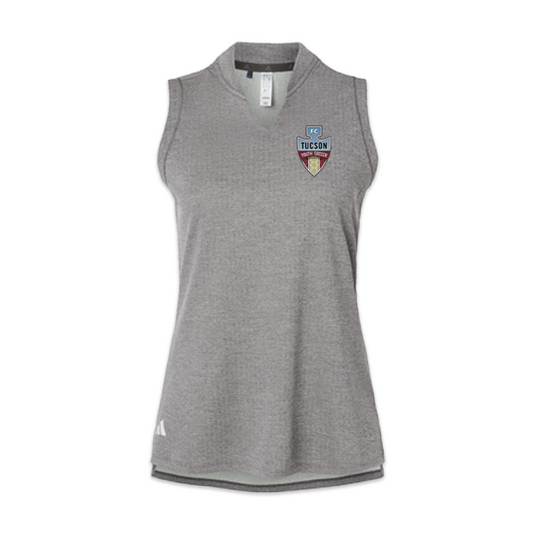 ADIDAS FCTY WOMENS TEXTURED SLEEVELESS SHIRT