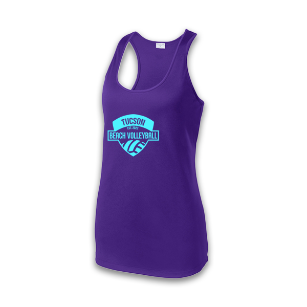 WOMENS RACERBACK TANK TBV PURPLE