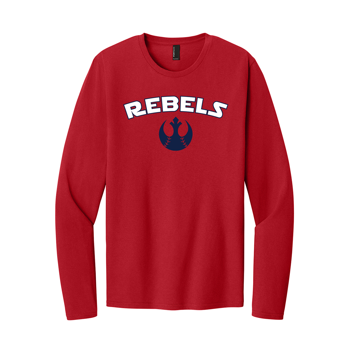 PERFECT TRI LS TEE REBELS RED FROST