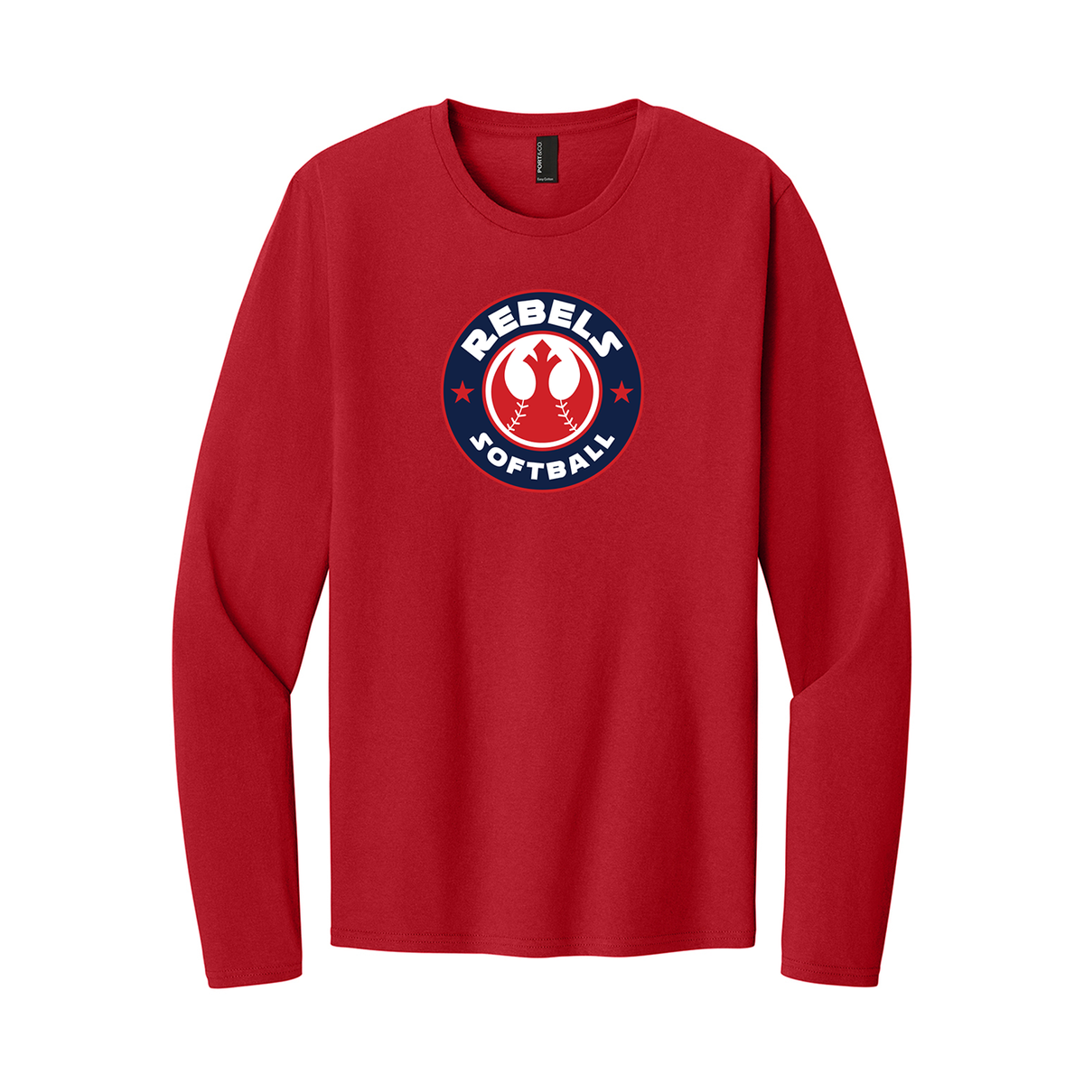 PERFECT TRI LS TEE REBELS RED FROST