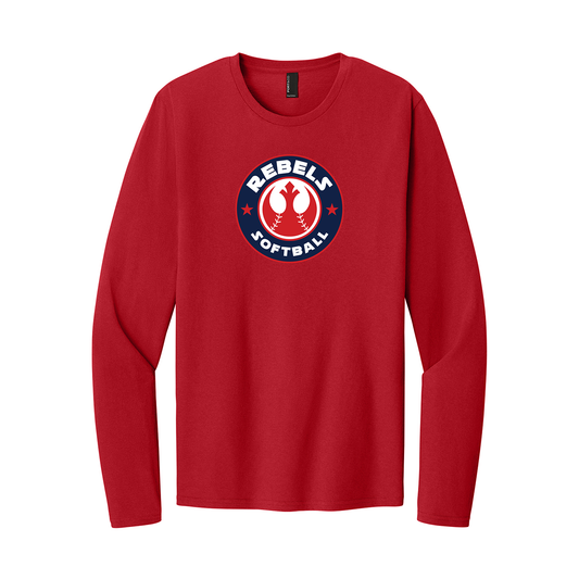 PERFECT TRI LS TEE REBELS RED FROST
