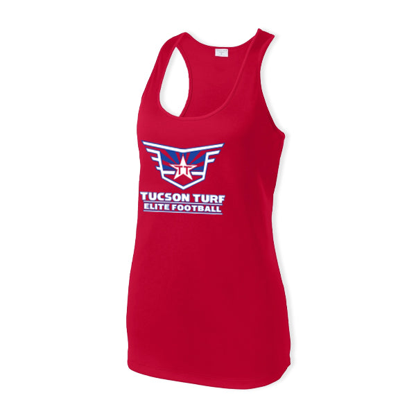 WOMENS DRI-FIT RACERBACK TANK TUCSON TURF