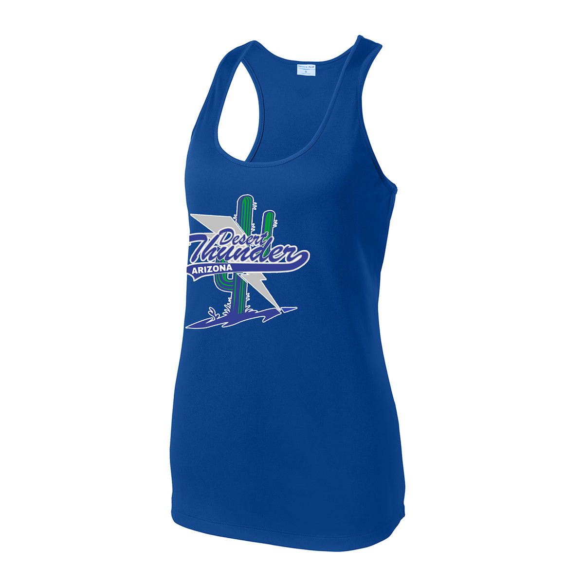 WOMENS RACERBACK TANK DTSB ROYAL