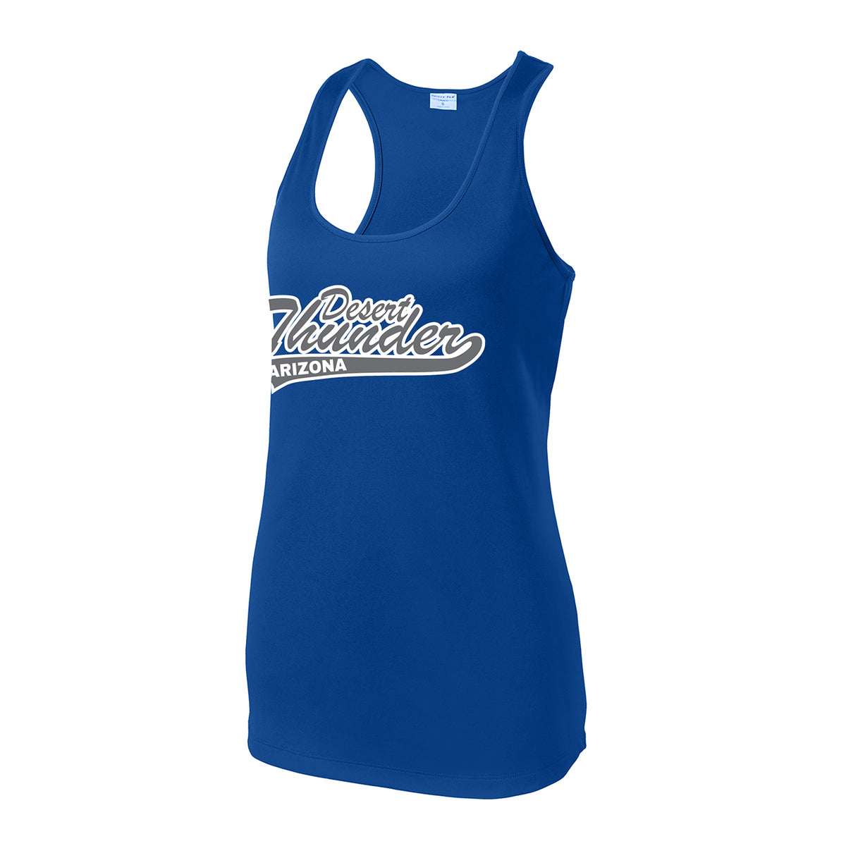 WOMENS RACERBACK TANK DTSB ROYAL