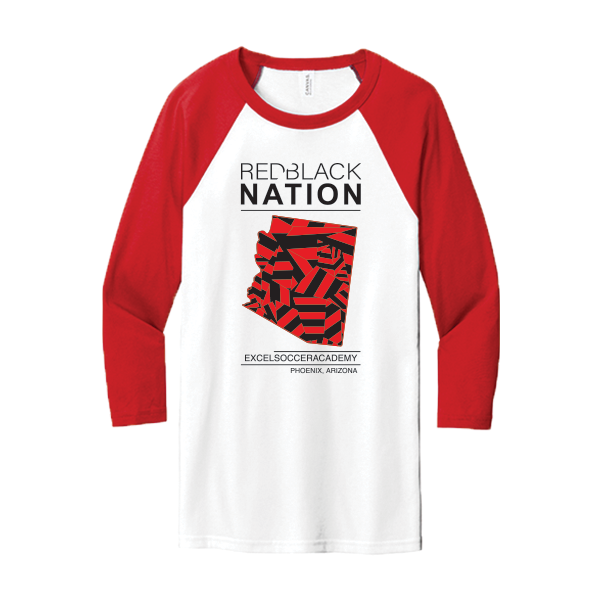 EXCEL SUPPORTER NATION 3/4 SLEEVE TEE