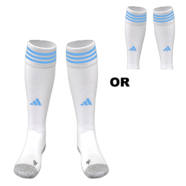 FCTY 2026 GAME SOCK or SLEEVE WHT/BLUE