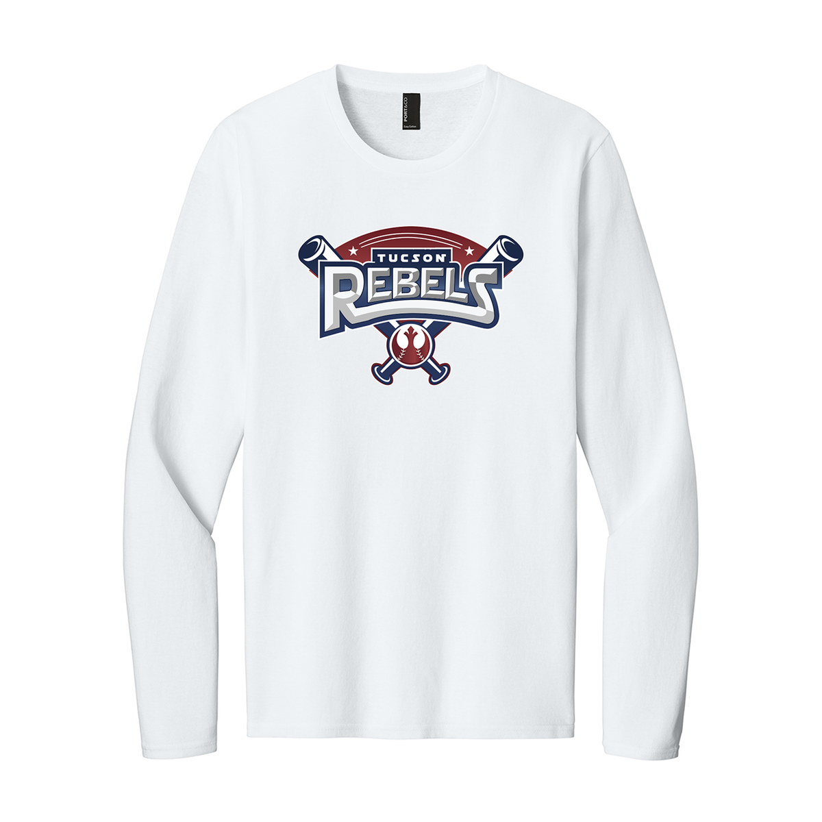 PERFECT TRI LS TEE REBELS WHITE