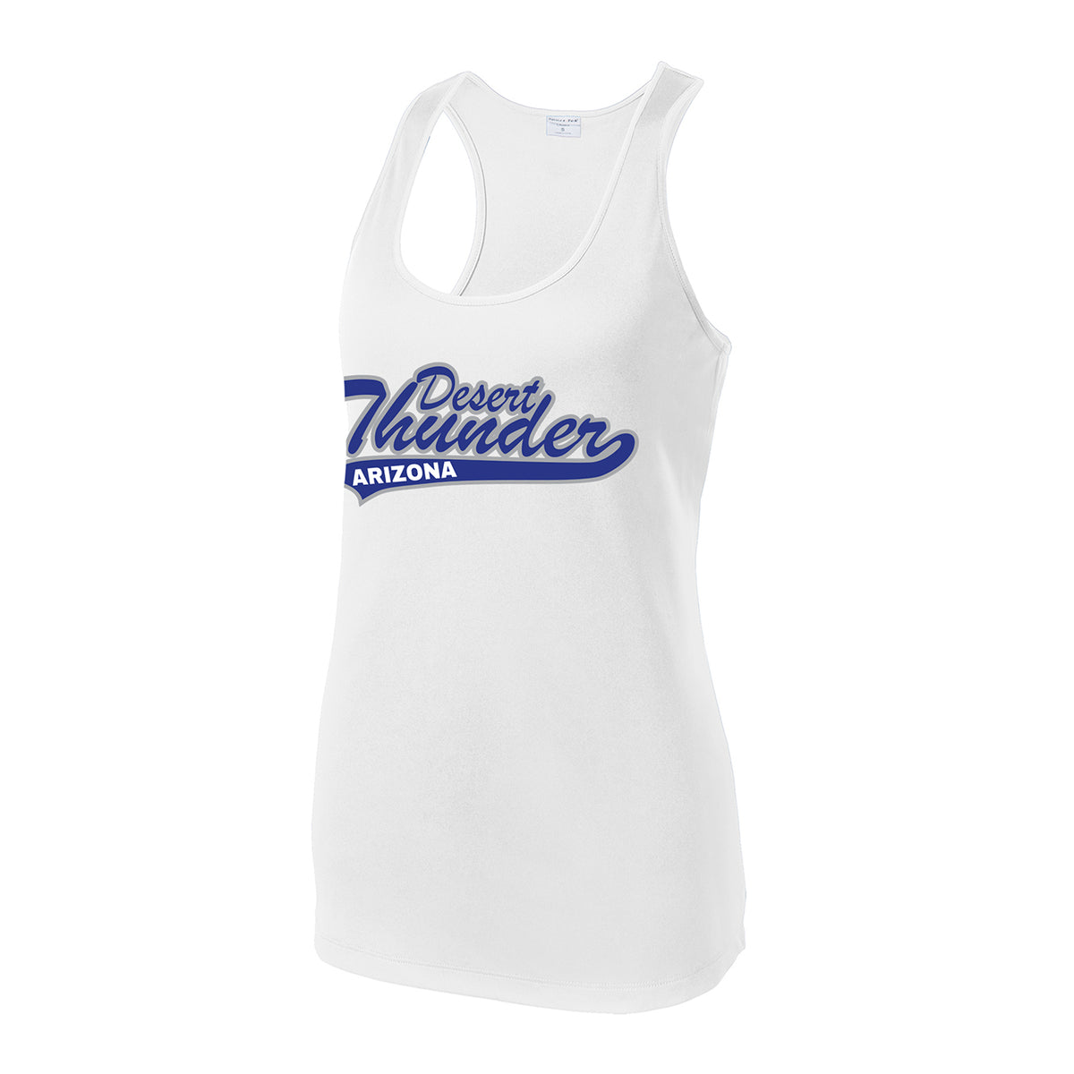 WOMENS RACERBACK TANK DTSB WHITE