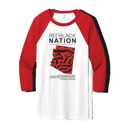 EXCEL SUPPORTER NATION 3/4 SLEEVE TEE