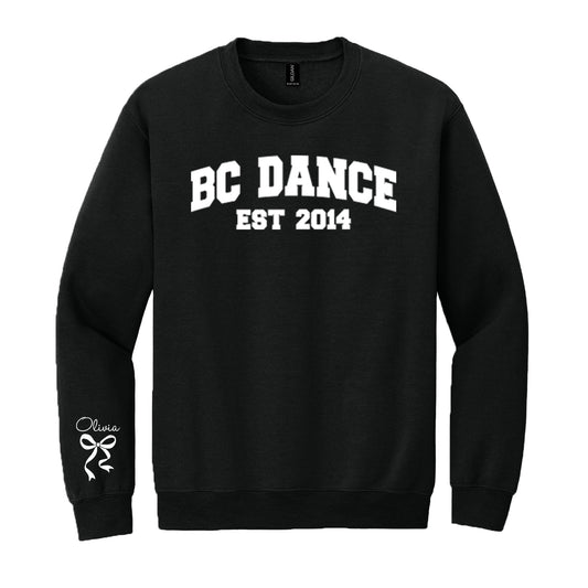 CREWNECK SWEATSHIRT BC DANCE BLACK