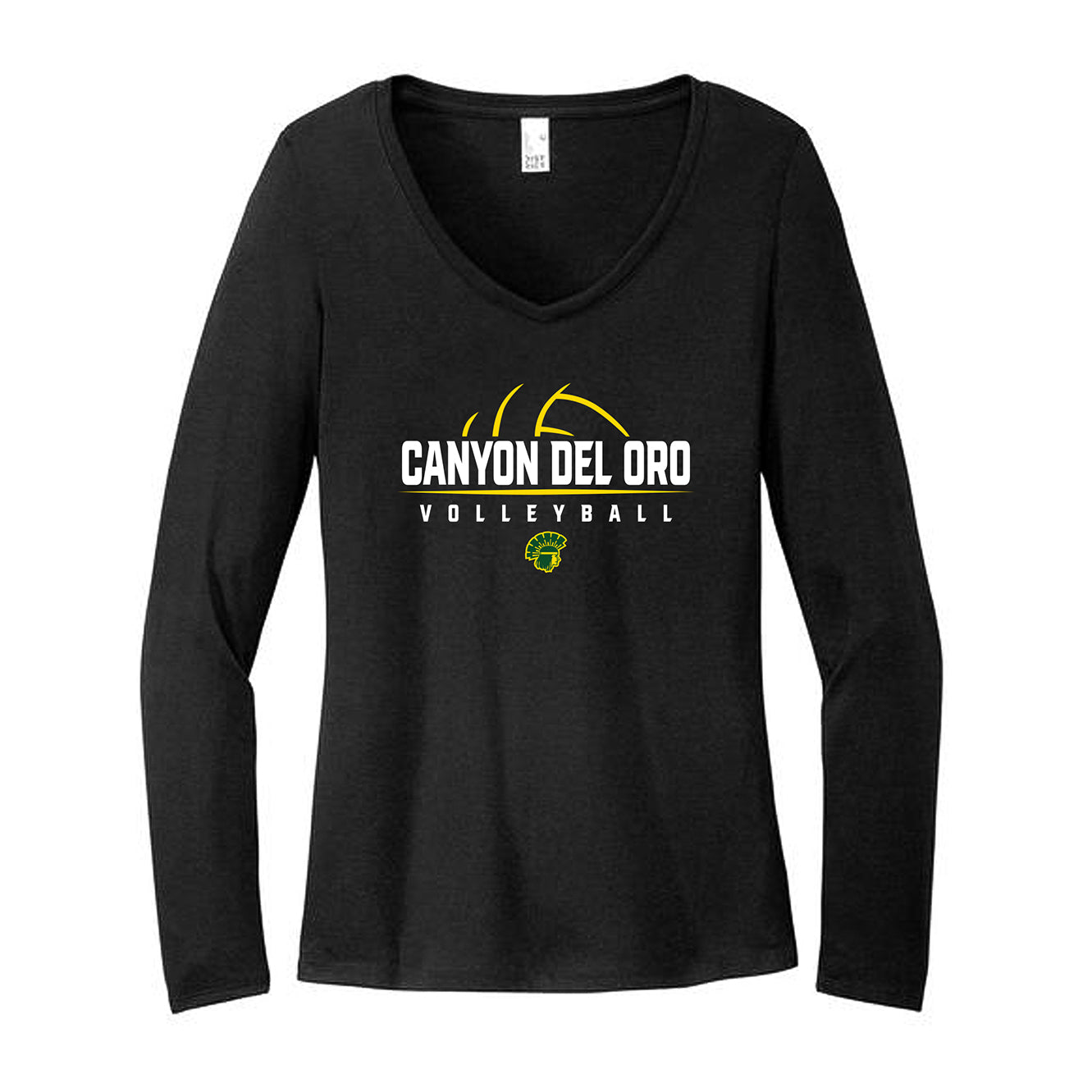 CDO HS VOLLEYBALL LS TRI BLEND TEE WOMENS