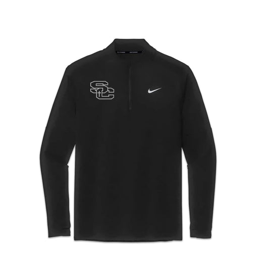 NIKE LADIES 1/2 ZIP SCLAX BLACK