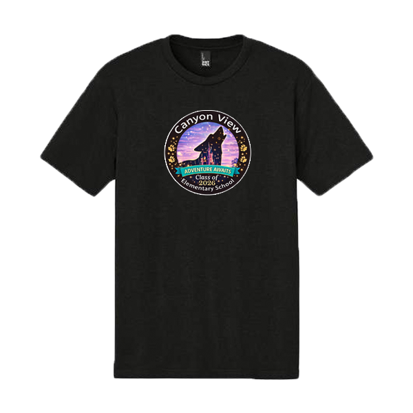 TRIBLEND TEE CANYON VIEW ELEMENTARY BLACK