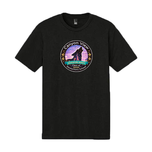 TRIBLEND TEE CANYON VIEW ELEMENTARY BLACK