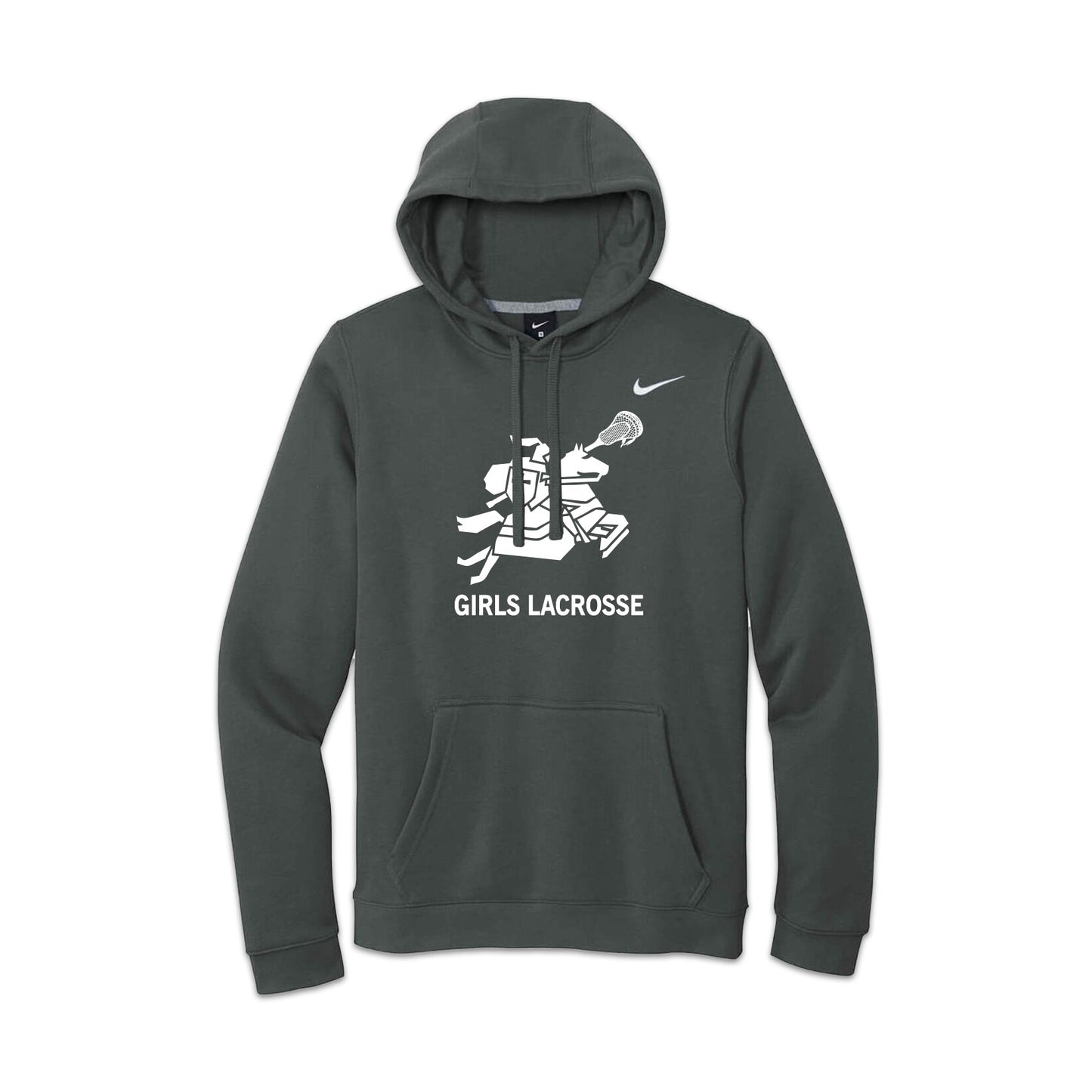 NIKE FLEECE HOODY SCLAX ANTH