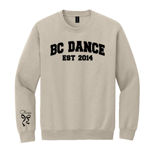 CREWNECK SWEATSHIRT BC DANCE TAN