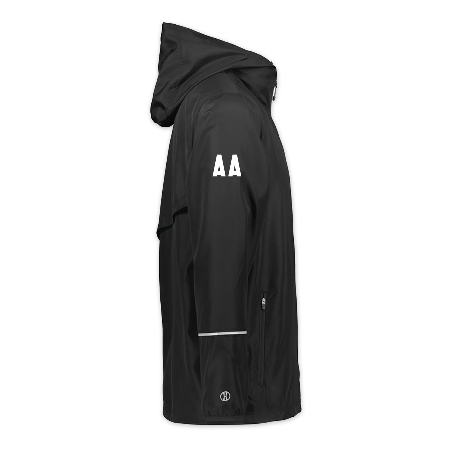 SCBS PACKABLE FULL ZIP JACKET - BLK